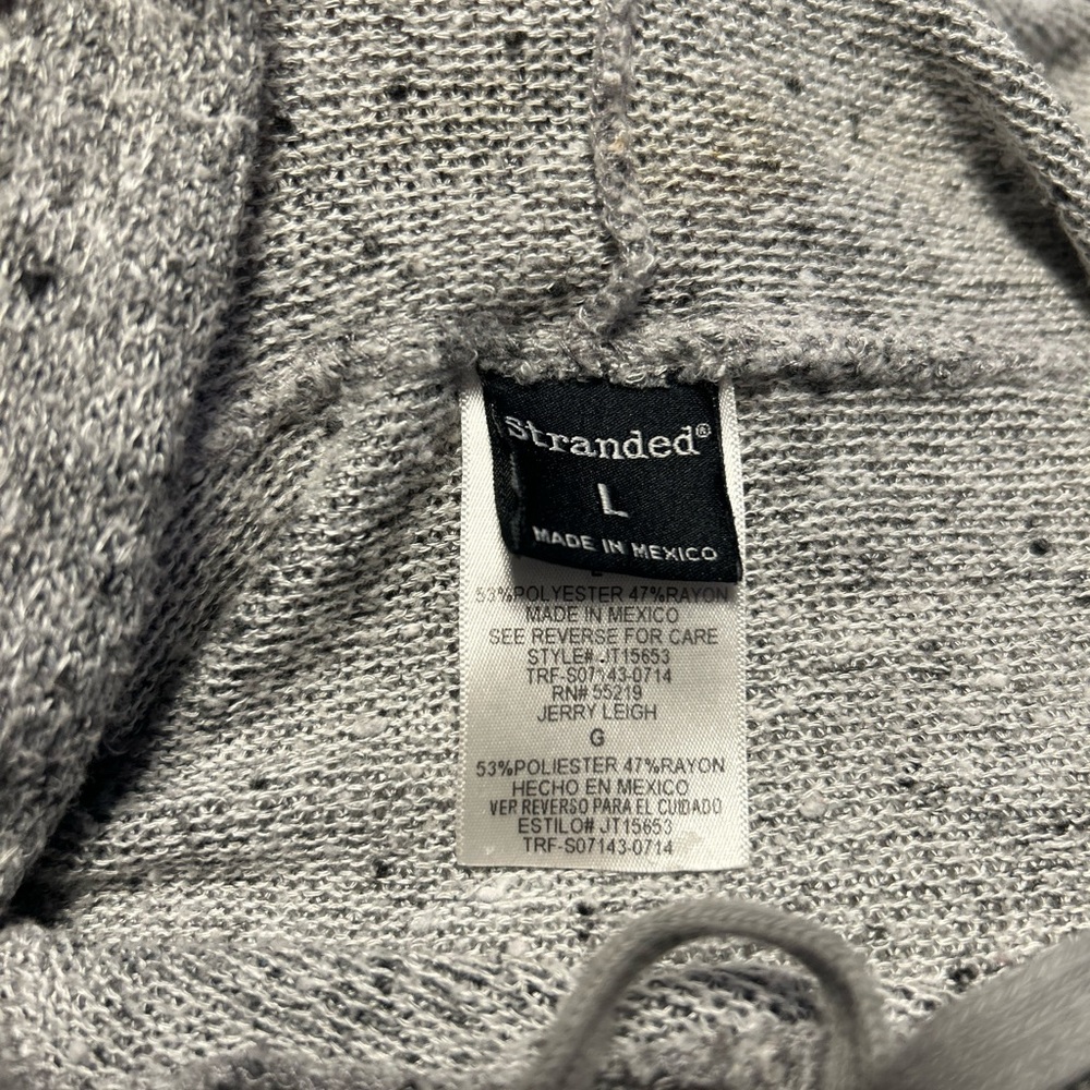 Stranded Gray Hoodie cropped‎ - Picture 5 of 8